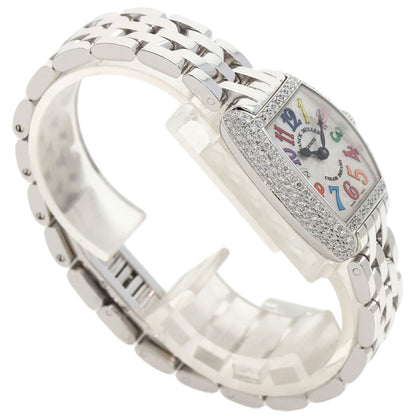 FRANCK MULLER フランクミュラー 2252QZ COL DRM D トノウカーベックス カラードリーム 腕時計 SS レディース 中古
