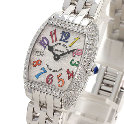 FRANCK MULLER フランクミュラー 2252QZ COL DRM D トノウカーベックス カラードリーム 腕時計 SS レディース 中古