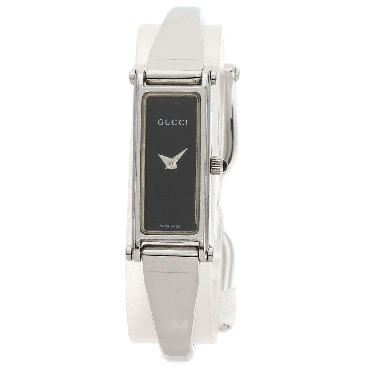 GUCCI グッチ 1500L スクエアフェイス 腕時計 SS レディース 中古