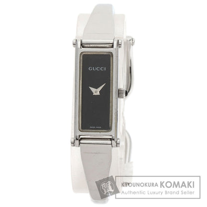 GUCCI グッチ 1500L スクエアフェイス 腕時計 SS レディース 中古