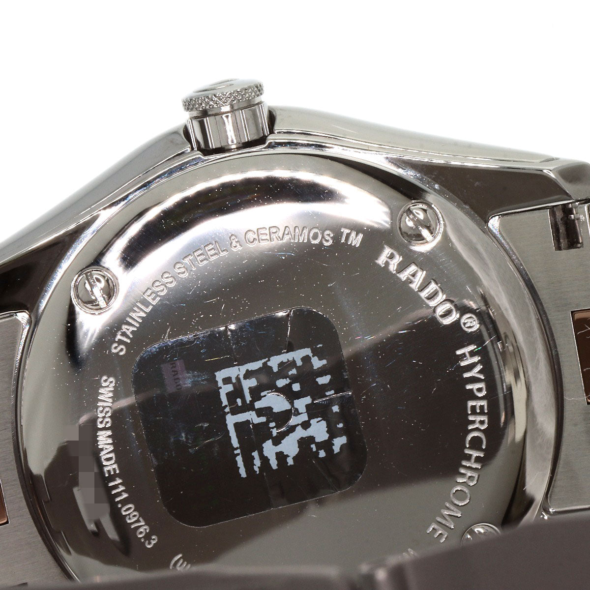 RADO ラドー R32976152 ハイパークローム 腕時計 SS レディース 中古