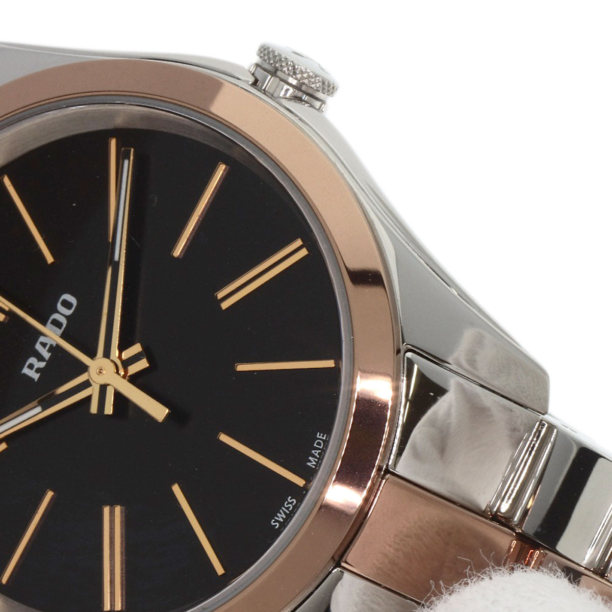 RADO ラドー R32976152 ハイパークローム 腕時計 SS レディース 中古