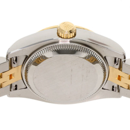 ROLEX ロレックス 179173OPG デイトジャスト 10P ダイヤモンド 腕時計 SS レディース 中古