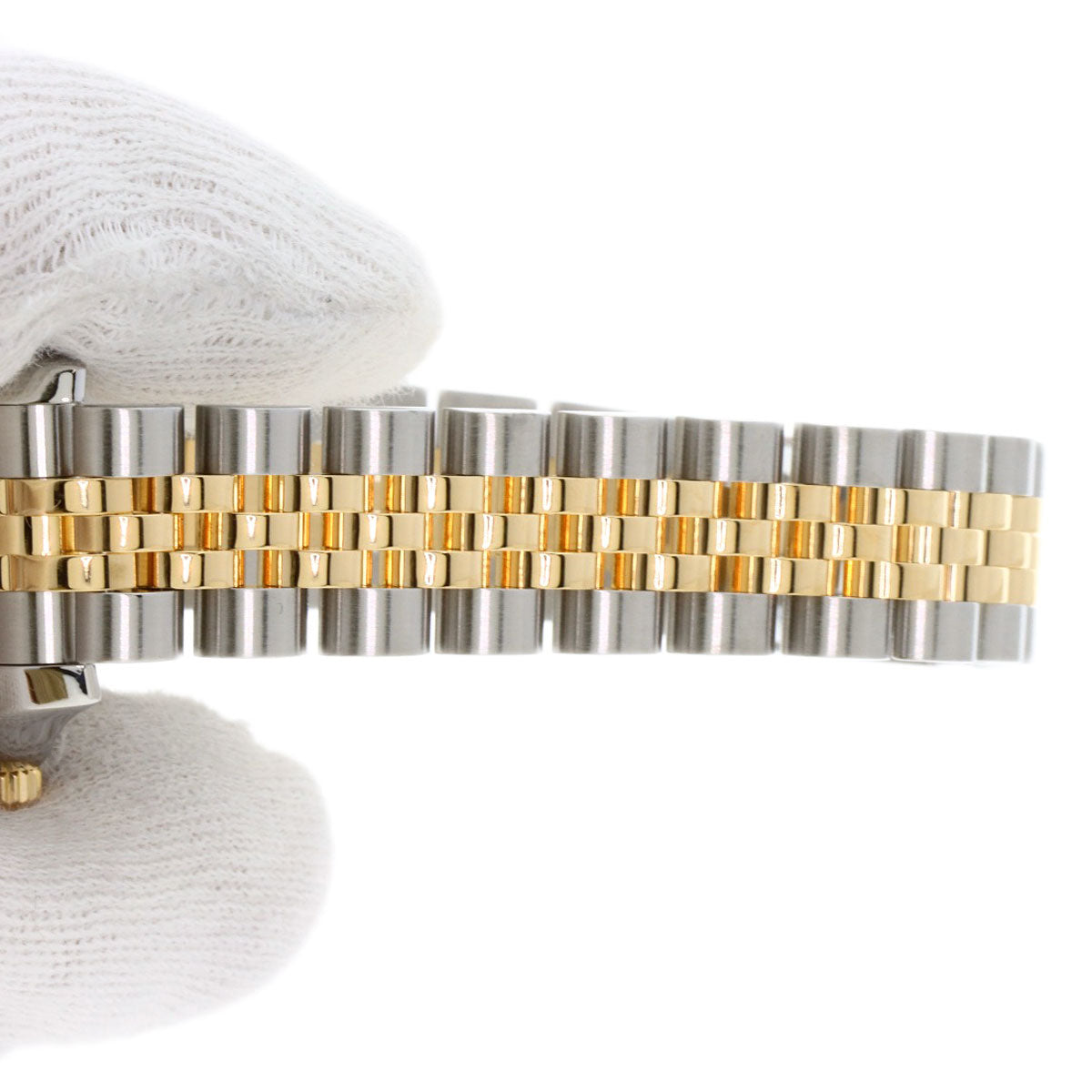 ROLEX ロレックス 179173OPG デイトジャスト 10P ダイヤモンド 腕時計 SS レディース 中古
