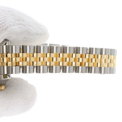 ROLEX ロレックス 179173OPG デイトジャスト 10P ダイヤモンド 腕時計 SS レディース 中古