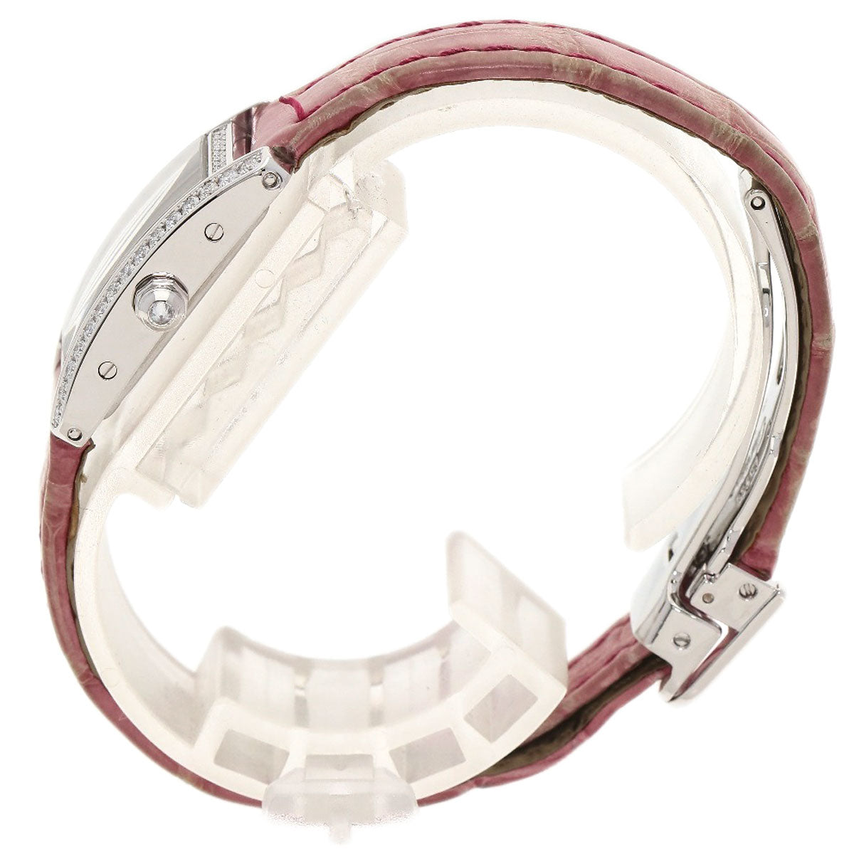 CARTIER カルティエ WB710015 タンクアメリカン ミニ ダイヤモンド 腕時計 K18WG レディース 中古