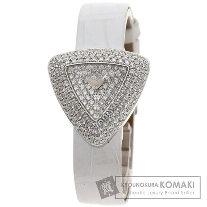 PIAGET ピアジェ P10318 ライムライト トライアングルフル ダイヤモンド 腕時計 K18WG レディース 中古