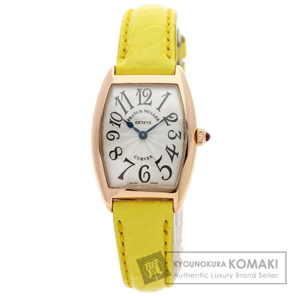 FRANCK MULLER フランクミュラー 1752QZ トノウカーベックス 腕時計 K18PG レディース 中古