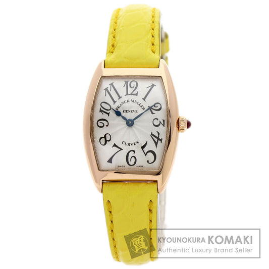 FRANCK MULLER フランクミュラー 1752QZ トノウカーベックス 腕時計 K18PG レディース 中古
