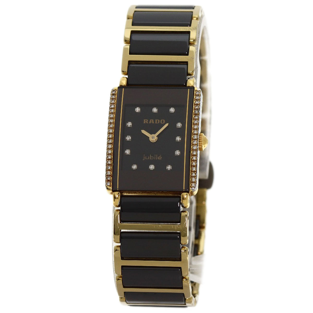 RADO ラドー 153.0339.3 ダイヤスター ジュビリー ダイヤモンド 腕時計 セラミック レディース 中古