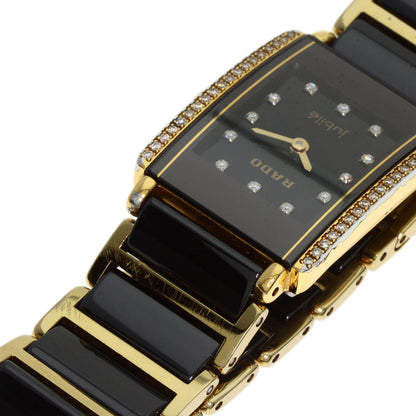 RADO ラドー 153.0339.3 ダイヤスター ジュビリー ダイヤモンド 腕時計 セラミック レディース 中古