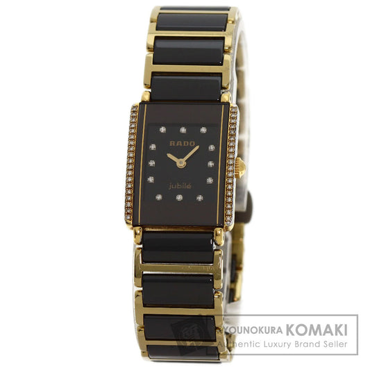 RADO ラドー 153.0339.3 ダイヤスター ジュビリー ダイヤモンド 腕時計 セラミック レディース 中古