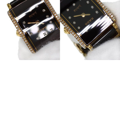 RADO ラドー 153.0339.3 ダイヤスター ジュビリー ダイヤモンド 腕時計 セラミック レディース 中古