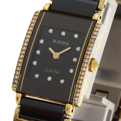 RADO ラドー 153.0339.3 ダイヤスター ジュビリー ダイヤモンド 腕時計 セラミック レディース 中古