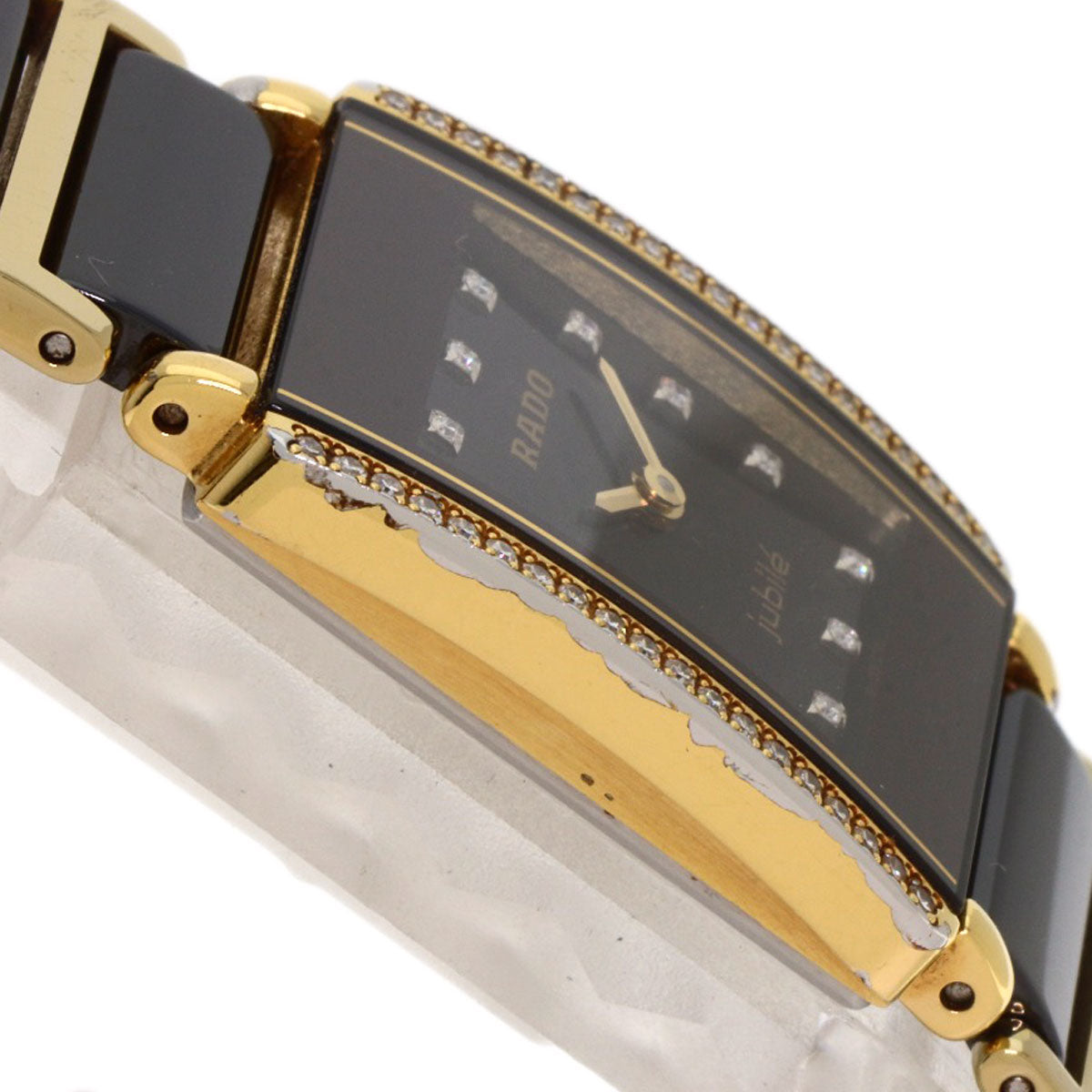 RADO ラドー 153.0339.3 ダイヤスター ジュビリー ダイヤモンド 腕時計 セラミック レディース 中古