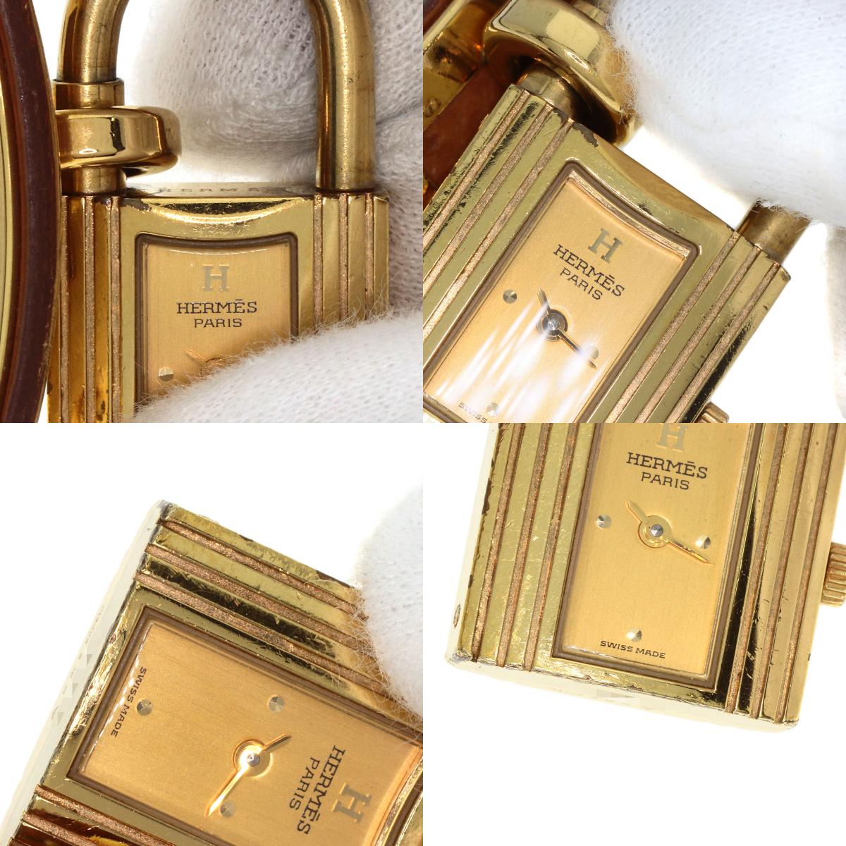 HERMES エルメス ケリーウォッチ 腕時計 GP レディース 中古