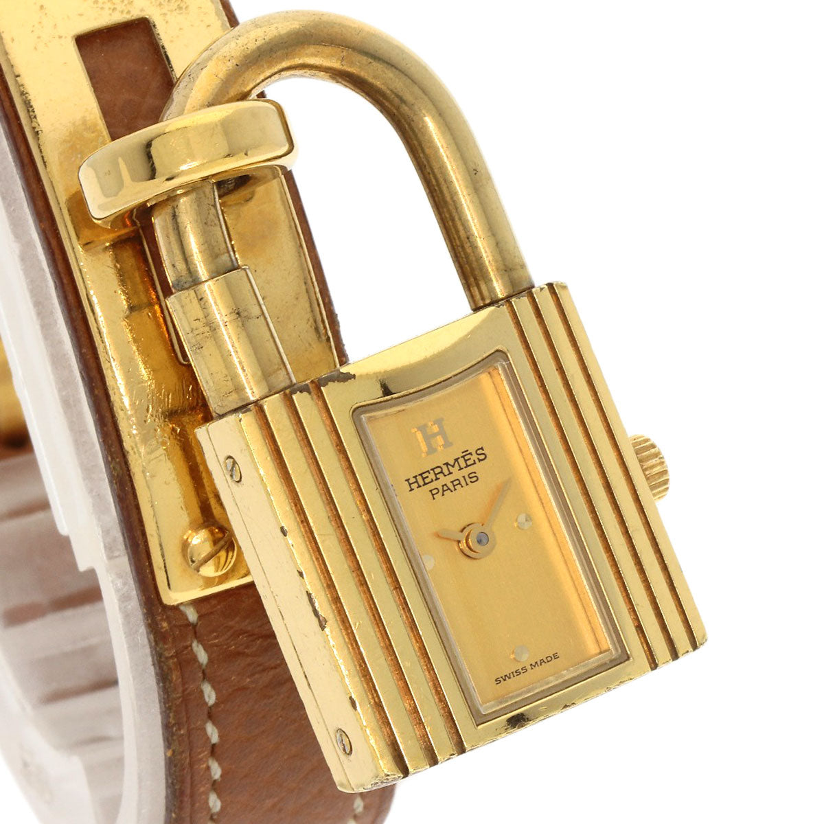 HERMES エルメス ケリーウォッチ 腕時計 GP レディース 中古