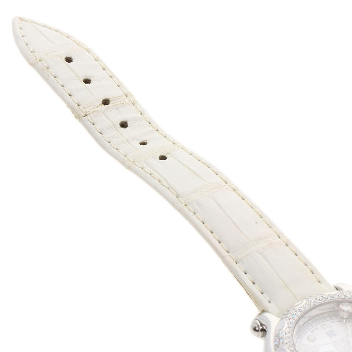 Chopard ショパール 27/8943 ハッピースノーフレーク ダイヤモンド 30mm 腕時計 SS レディース 中古