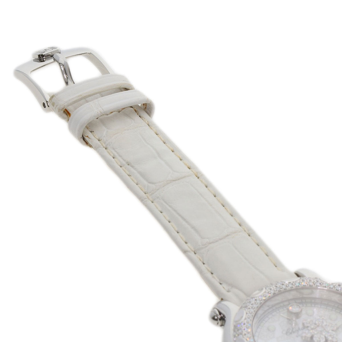 Chopard ショパール 27/8943 ハッピースノーフレーク ダイヤモンド 30mm 腕時計 SS レディース 中古