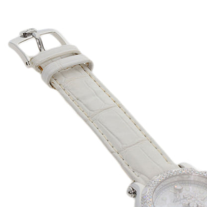 Chopard ショパール 27/8943 ハッピースノーフレーク ダイヤモンド 30mm 腕時計 SS レディース 中古
