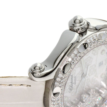 Chopard ショパール 27/8943 ハッピースノーフレーク ダイヤモンド 30mm 腕時計 SS レディース 中古