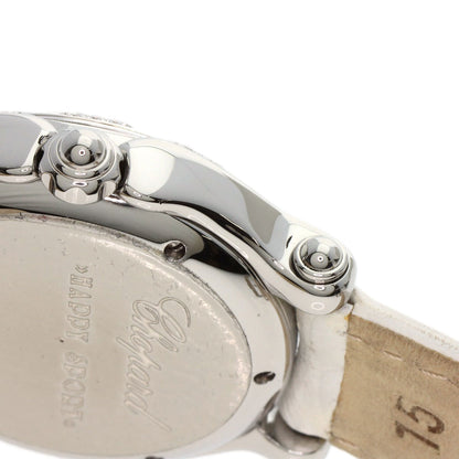 Chopard ショパール 27/8943 ハッピースノーフレーク ダイヤモンド 30mm 腕時計 SS レディース 中古