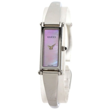 GUCCI グッチ 1500L スクエアフェイス 腕時計 SS レディース 中古