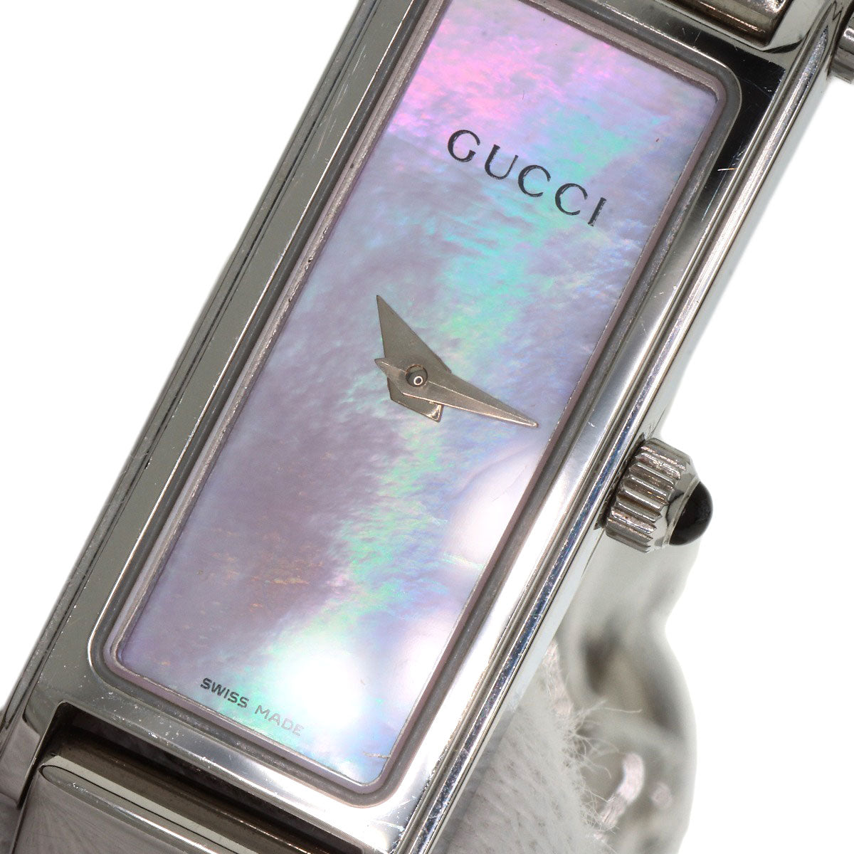 GUCCI グッチ 1500L スクエアフェイス 腕時計 SS レディース 中古
