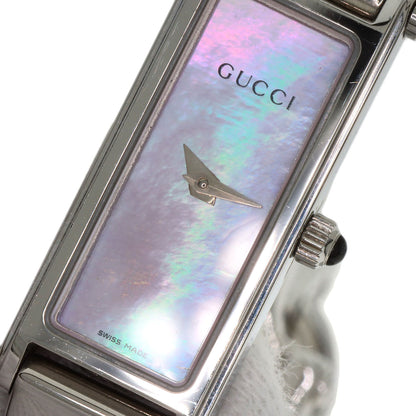 GUCCI グッチ 1500L スクエアフェイス 腕時計 SS レディース 中古