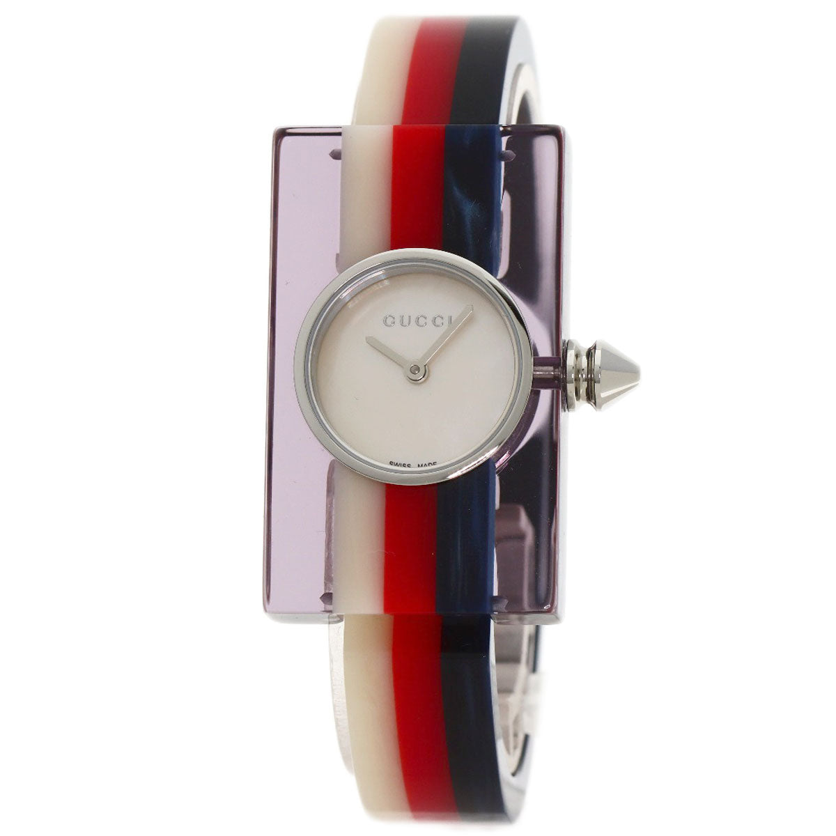 GUCCI グッチ YA143523 ヴィンテージ ウェブ 腕時計 SS レディース 中古