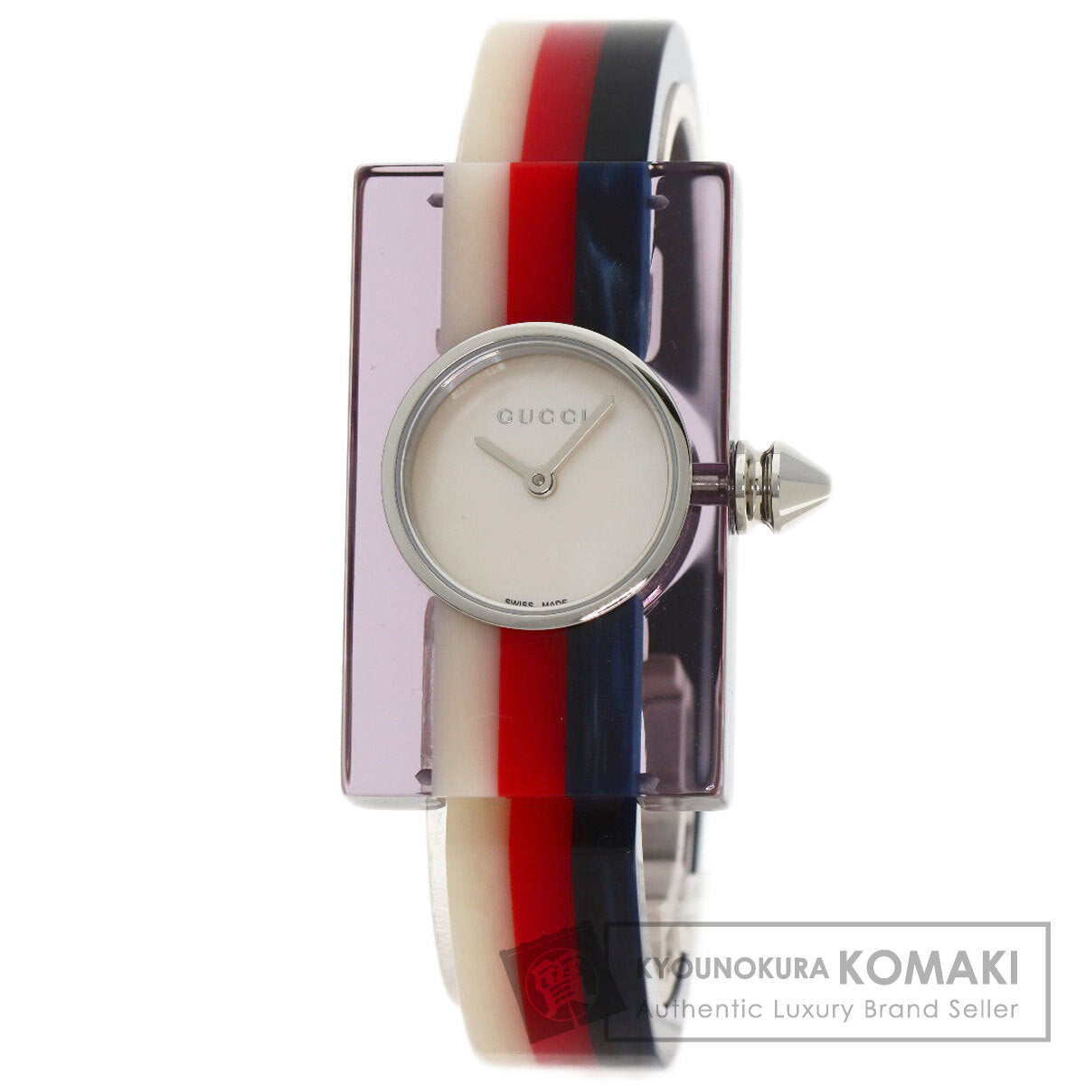 GUCCI グッチ YA143523 ヴィンテージ ウェブ 腕時計 SS レディース 中古
