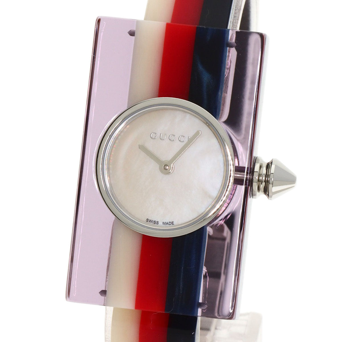 GUCCI グッチ YA143523 ヴィンテージ ウェブ 腕時計 SS レディース 中古