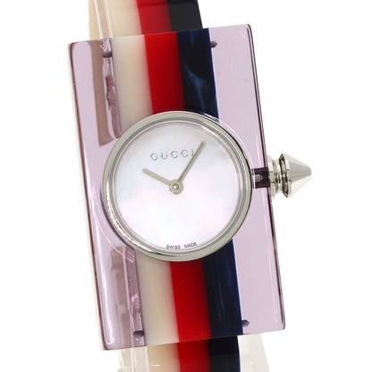 GUCCI グッチ YA143523 ヴィンテージ ウェブ 腕時計 SS レディース 中古