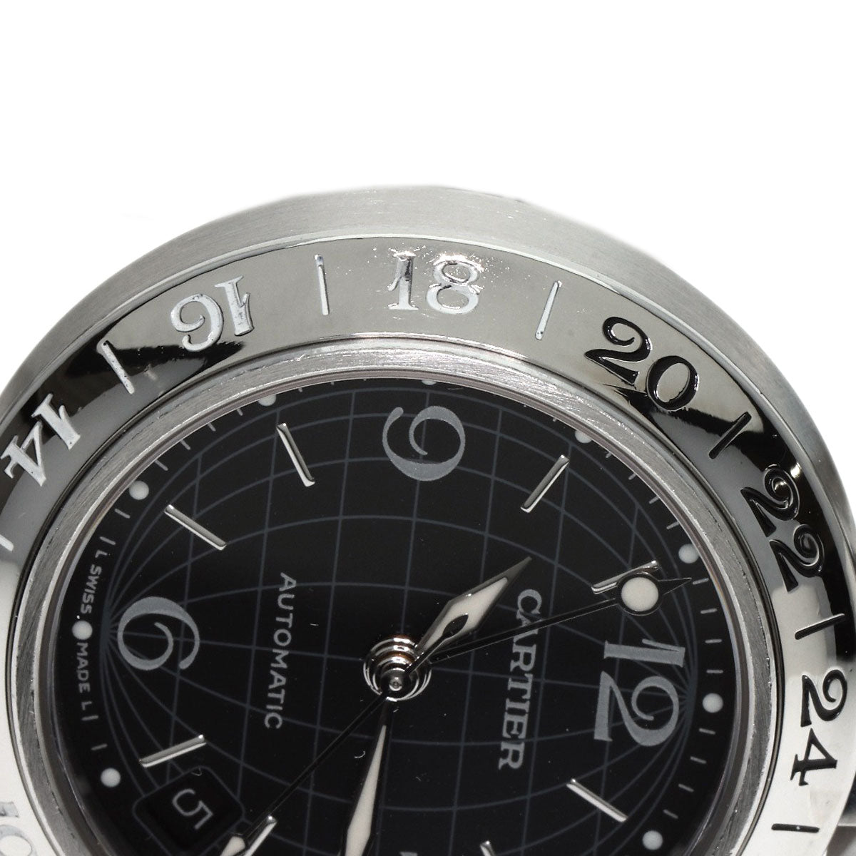 CARTIER カルティエ W31079M7 カルティエ パシャC メリディアン 腕時計 SS メンズ 中古