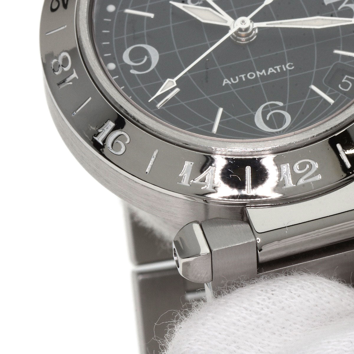 CARTIER カルティエ W31079M7 カルティエ パシャC メリディアン 腕時計 SS メンズ 中古
