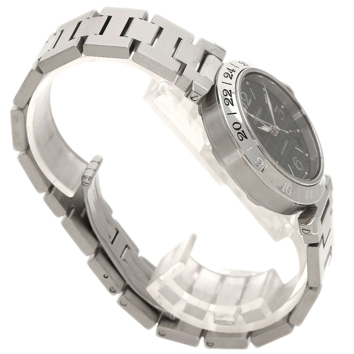 CARTIER カルティエ W31079M7 カルティエ パシャC メリディアン 腕時計 SS メンズ 中古