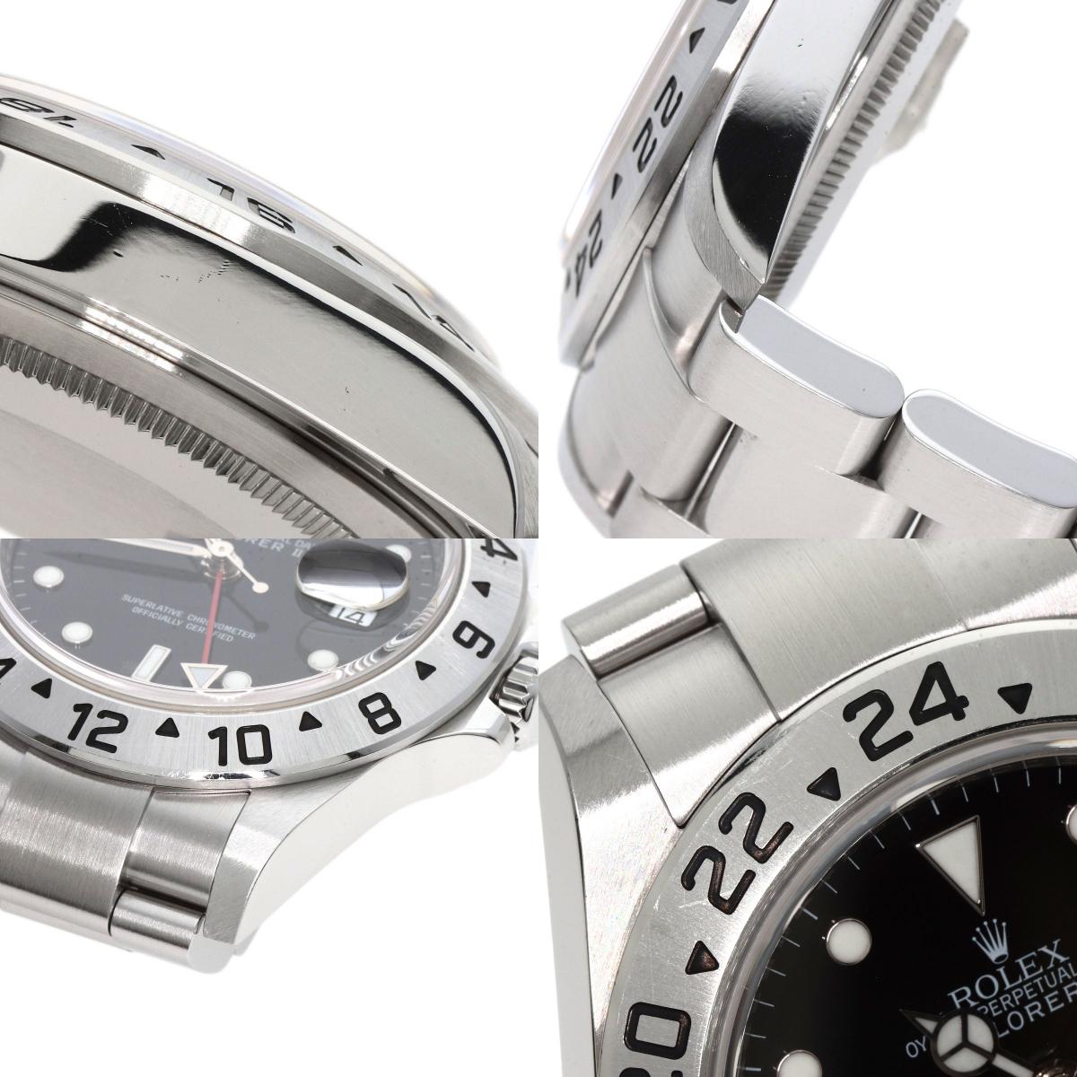 ROLEX ロレックス 16570T エクスプローラー2 ルーレット 腕時計 SS メンズ 中古