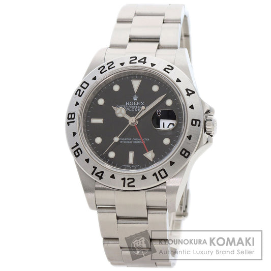 ROLEX ロレックス 16570T エクスプローラー2 ルーレット 腕時計 SS メンズ 中古