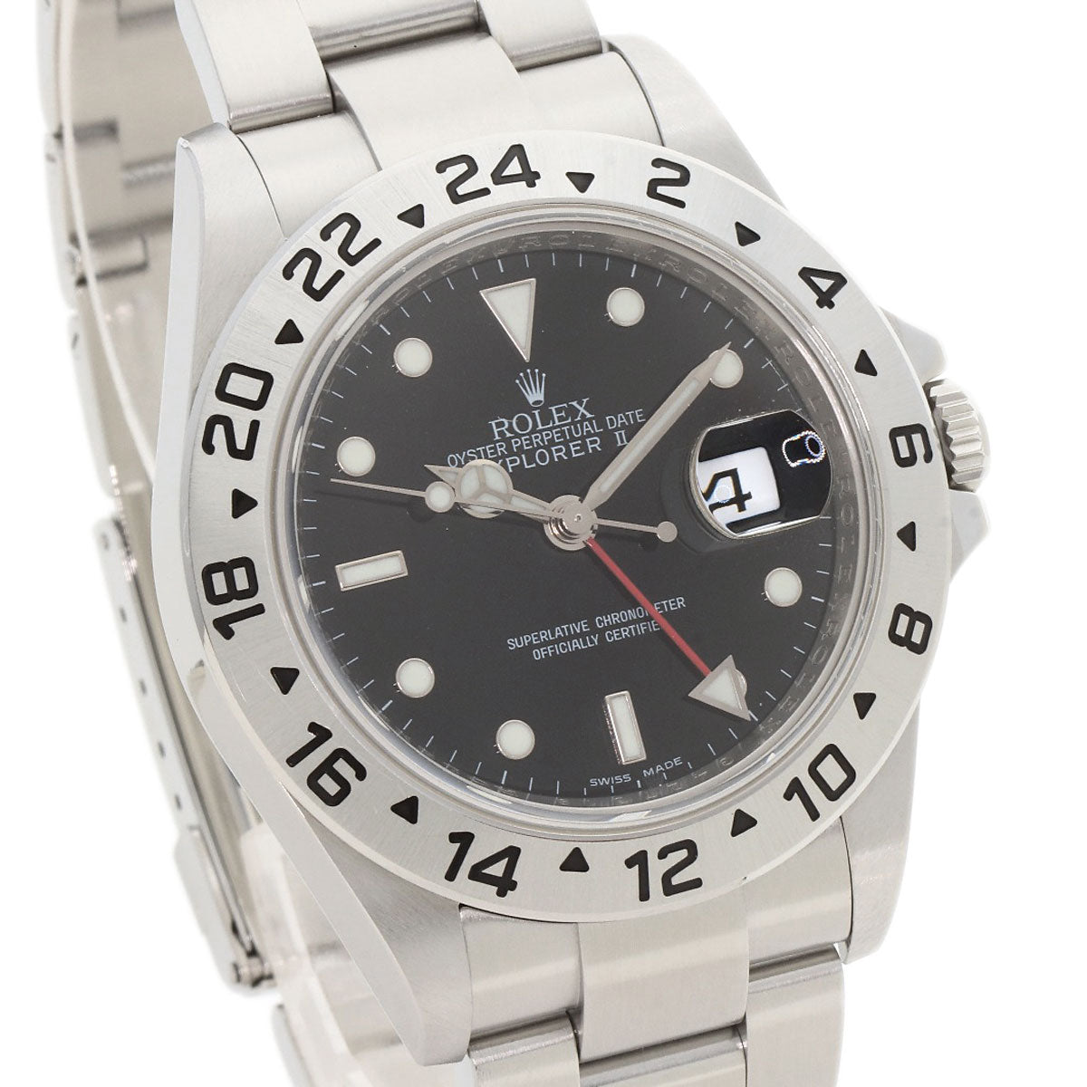 ROLEX ロレックス 16570T エクスプローラー2 ルーレット 腕時計 SS メンズ 中古
