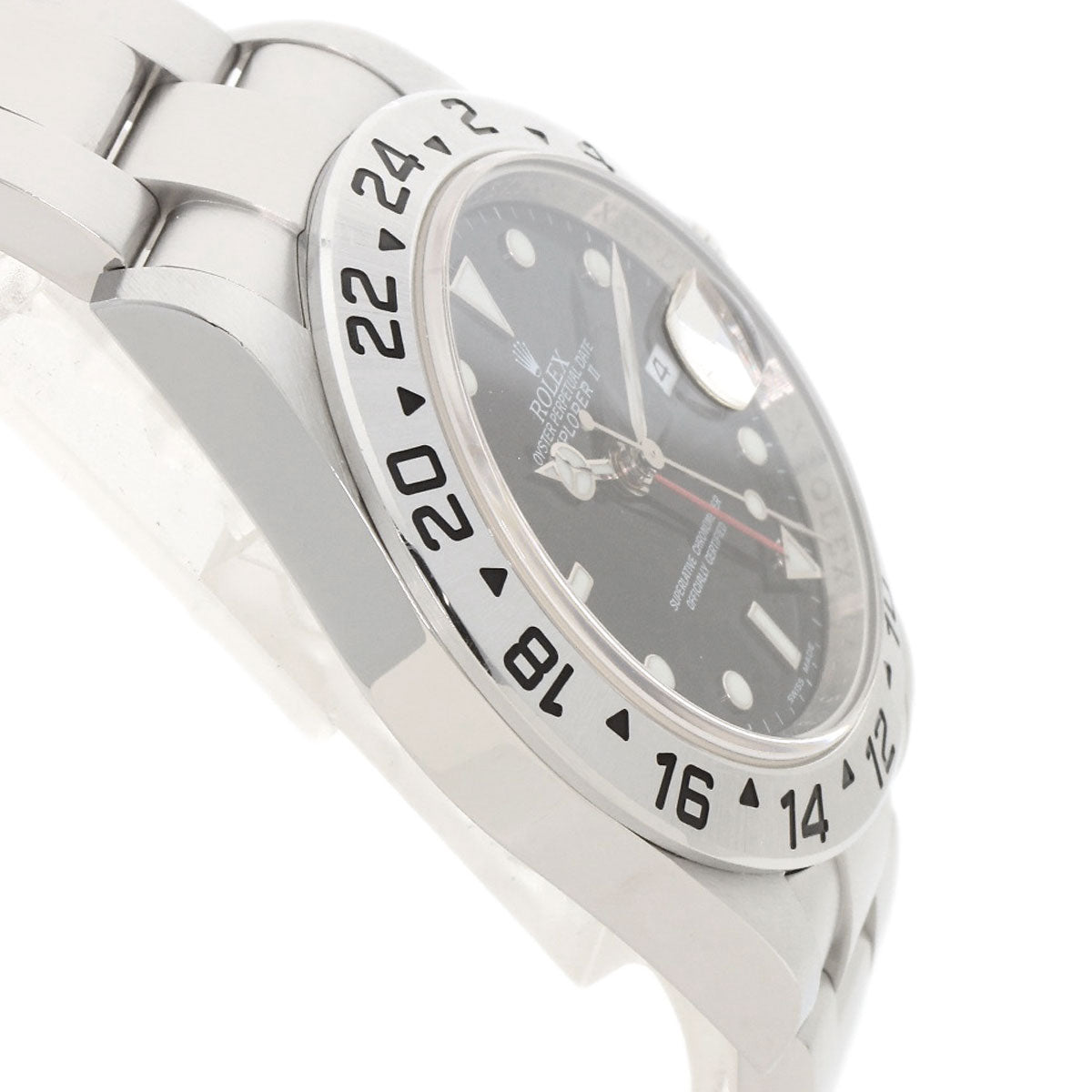 ROLEX ロレックス 16570T エクスプローラー2 ルーレット 腕時計 SS メンズ 中古