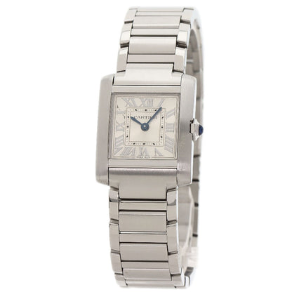 CARTIER カルティエ WSTA0065 タンクフランセーズ SM 腕時計 SS レディース 中古