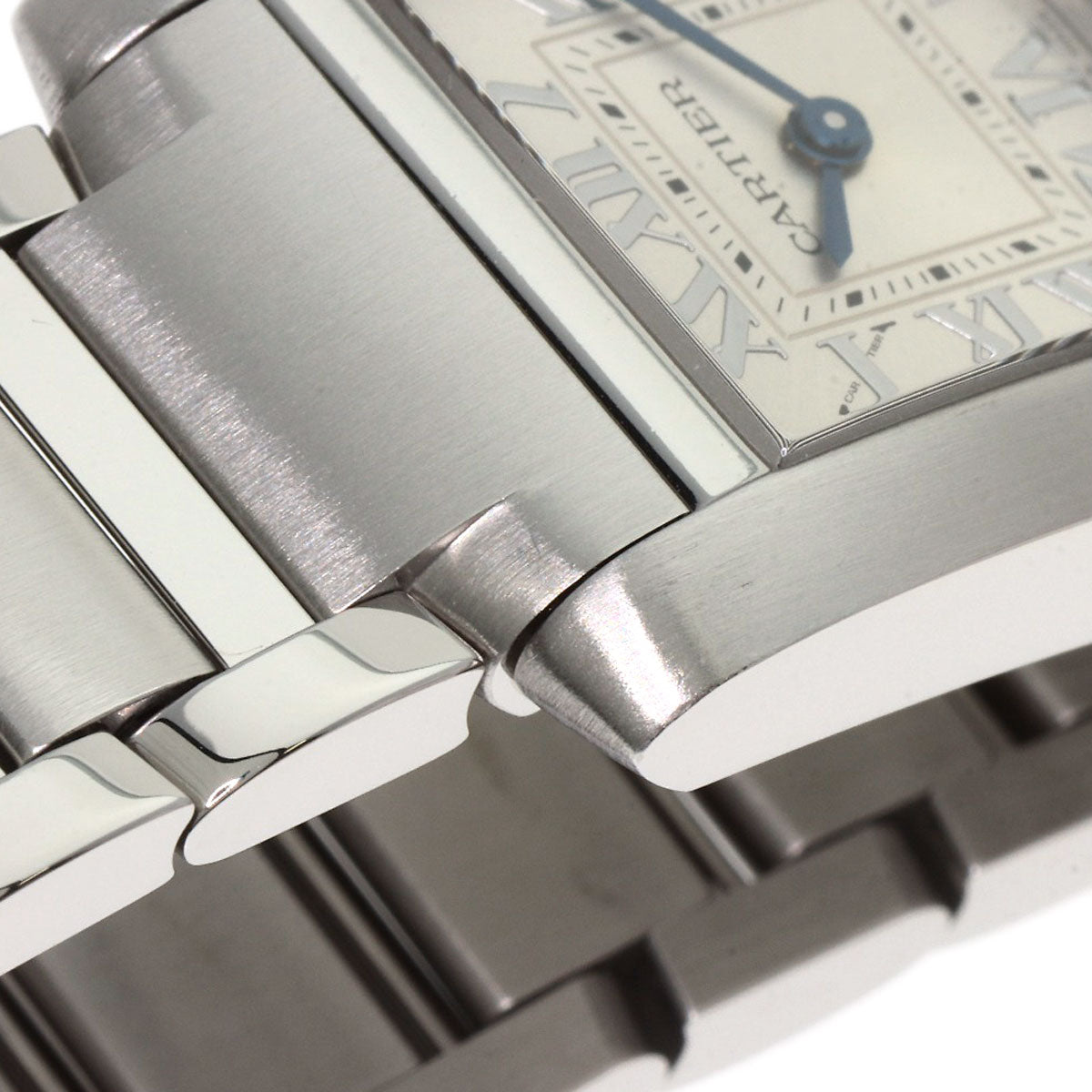 CARTIER カルティエ WSTA0065 タンクフランセーズ SM 腕時計 SS レディース 中古