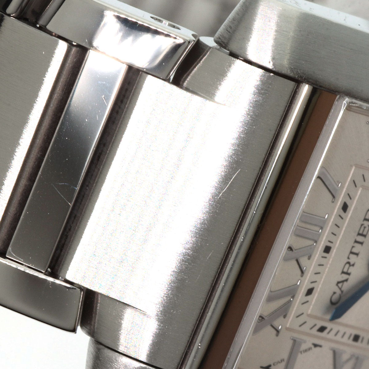 CARTIER カルティエ WSTA0065 タンクフランセーズ SM 腕時計 SS レディース 中古