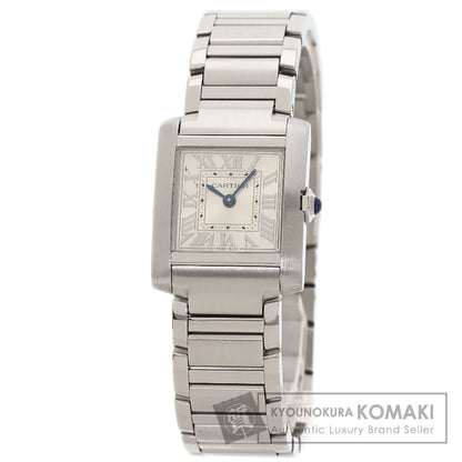 CARTIER カルティエ WSTA0065 タンクフランセーズ SM 腕時計 SS レディース 中古