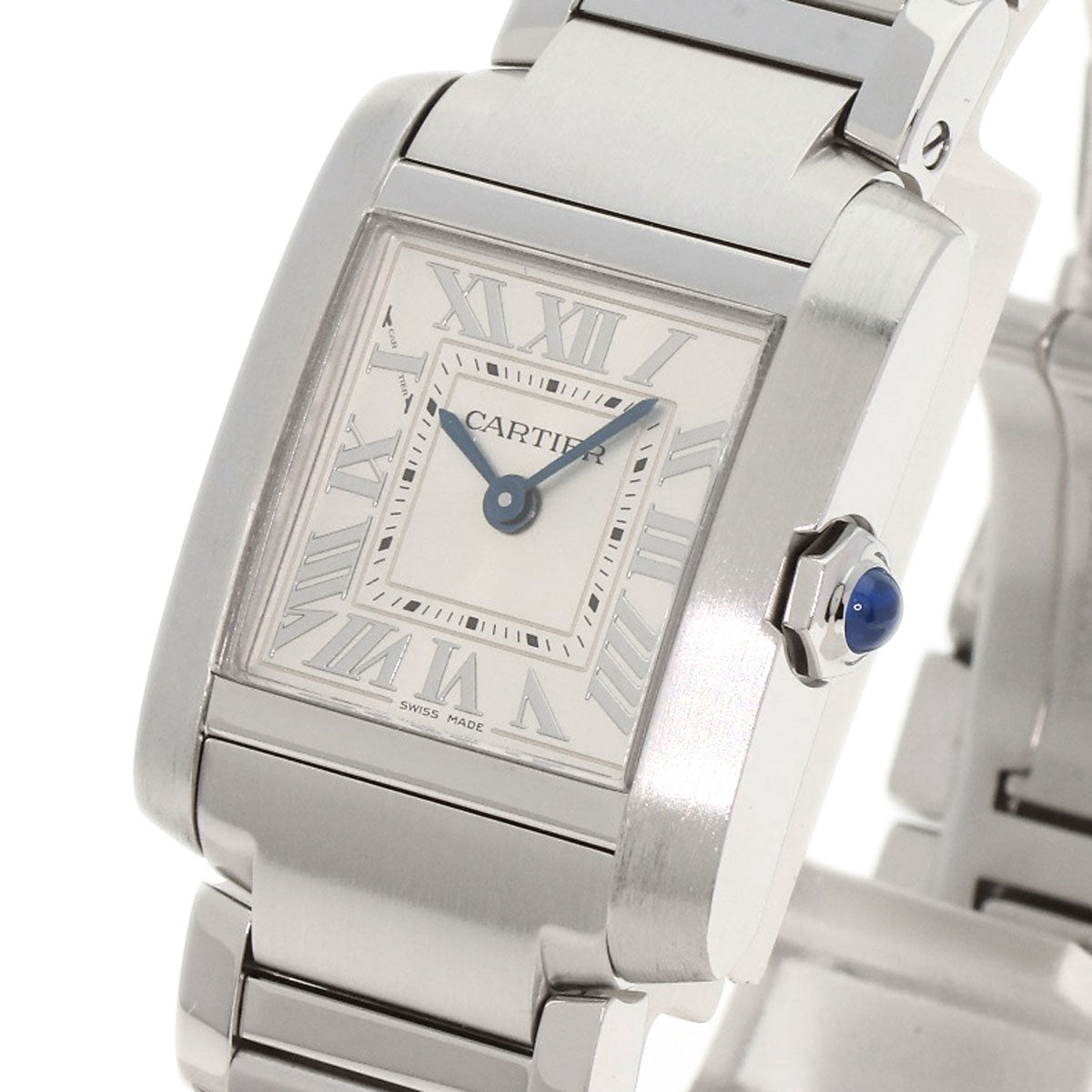 CARTIER カルティエ WSTA0065 タンクフランセーズ SM 腕時計 SS レディース 中古