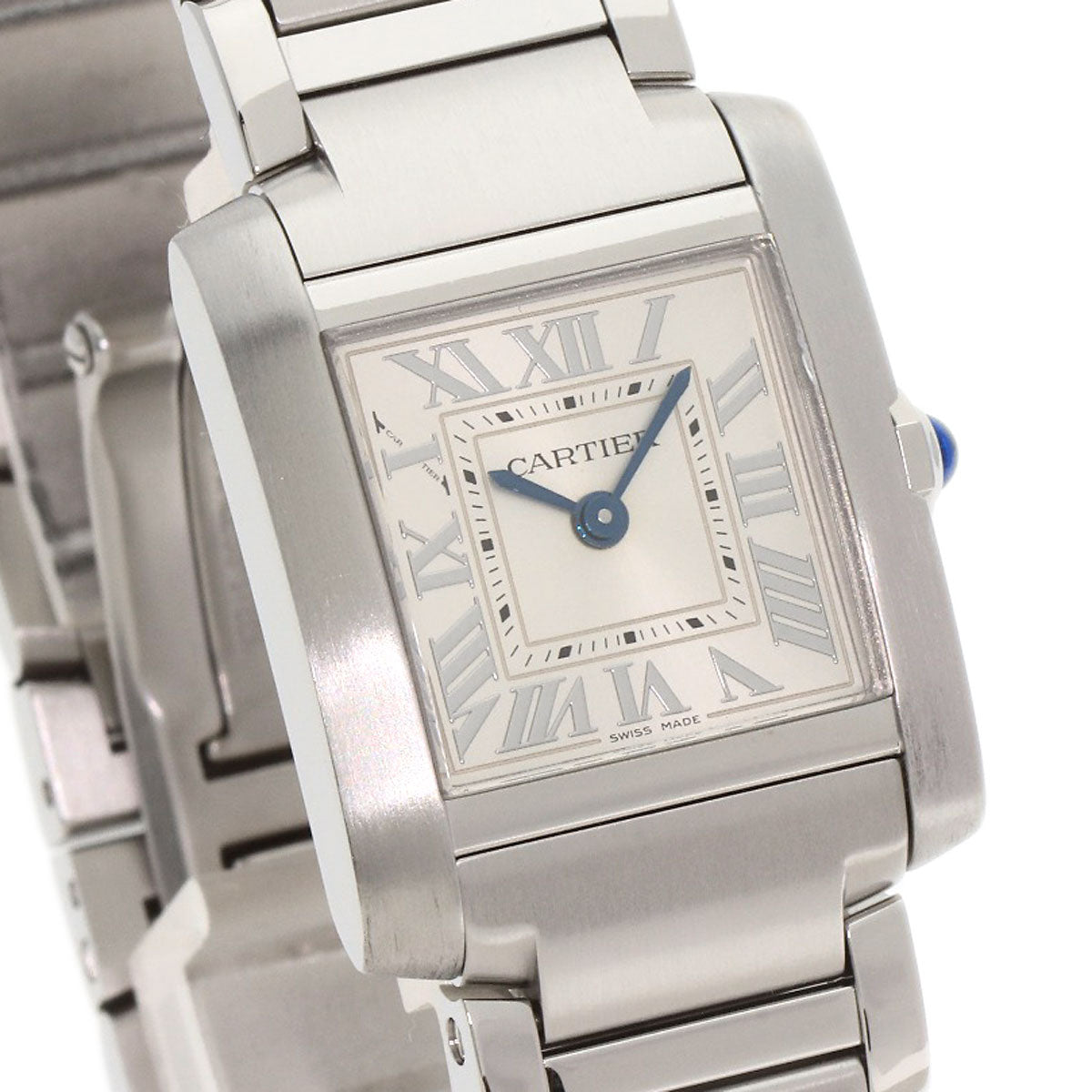 CARTIER カルティエ WSTA0065 タンクフランセーズ SM 腕時計 SS レディース 中古