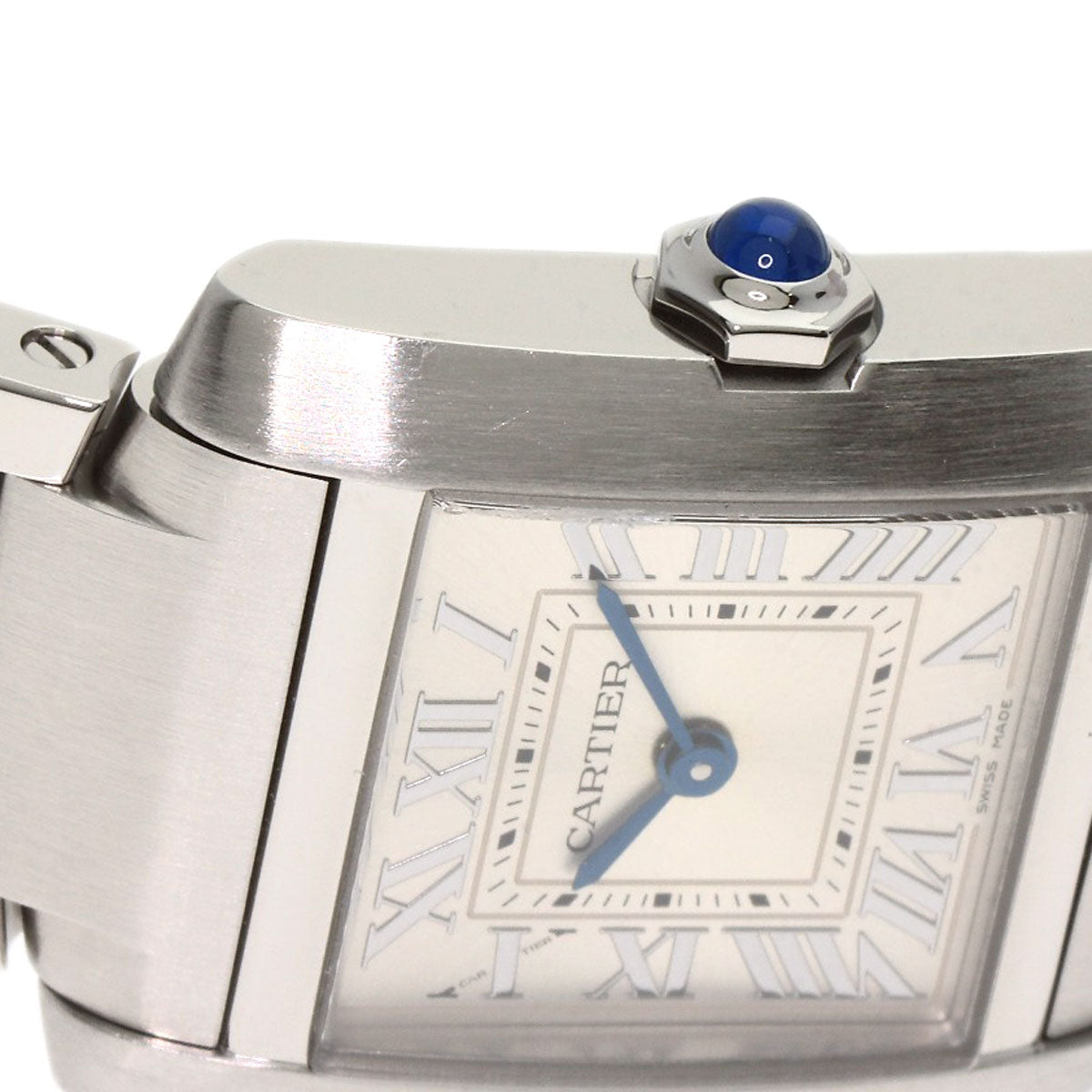 CARTIER カルティエ WSTA0065 タンクフランセーズ SM 腕時計 SS レディース 中古