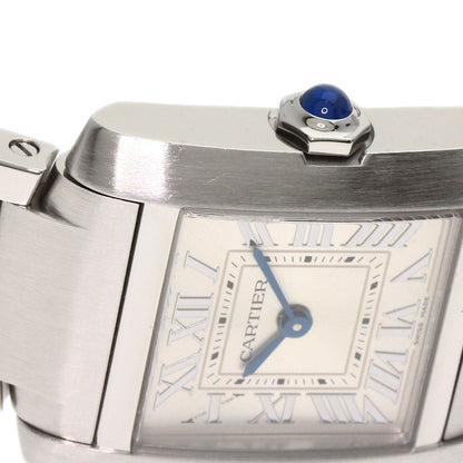 CARTIER カルティエ WSTA0065 タンクフランセーズ SM 腕時計 SS レディース 中古