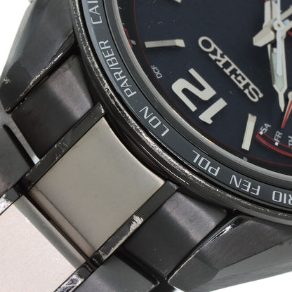 SEIKO セイコー SAGA267 8B63-0AS0 ブライツ フライト エキスパート 腕時計 チタンセラミック メンズ 中古
