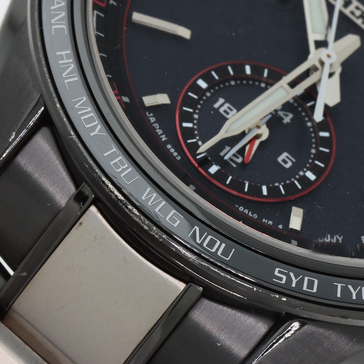 SEIKO セイコー SAGA267 8B63-0AS0 ブライツ フライト エキスパート 腕時計 チタンセラミック メンズ 中古